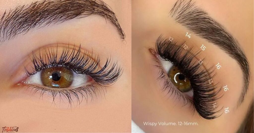 What are wispy cat eye eyelash extensions