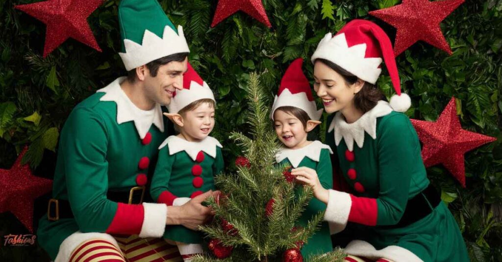 Festive Elf Family Outfits