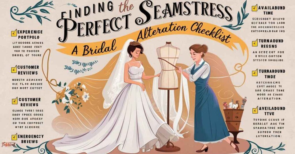 Finding the Perfect Seamstress A Bridal Alteration Checklist