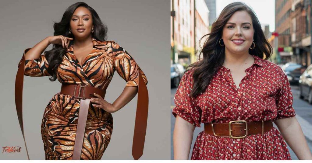 How to wear a belt with a dress plus size