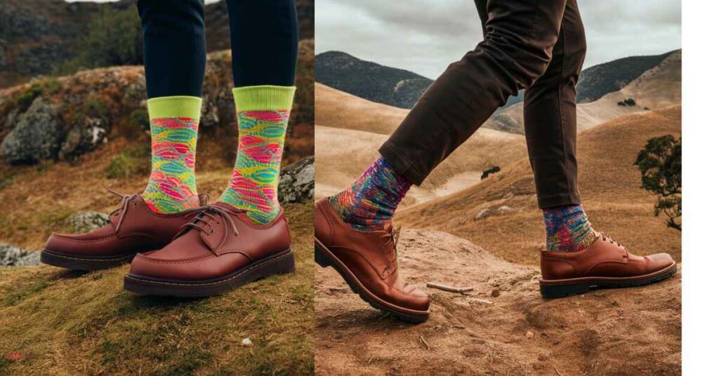 what color socks with brown shoes